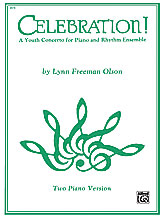 Celebration-2 Pianos 4 Hands piano sheet music cover